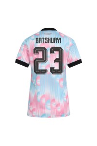 Belgia Michy Batshuayi #23 Jalkapallovaatteet Naisten Vieraspaita MM-kisat 2026 Lyhythihainen